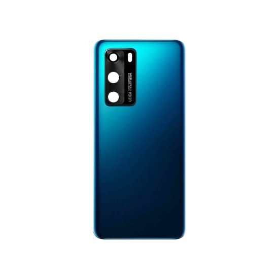 Tapa Trasera+Lente de Cámara Huawei P40 Azul Tapa Trasera+Lente de Cámara Huawei P40 Azul