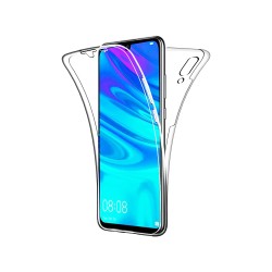 Capa de Silicone 360º para Huawei Y6 2019/Y6 Pro 2019 Transparente Capa de Silicone 360º para Huawei Y6 2019/Y6 Pro 2019 Transparente