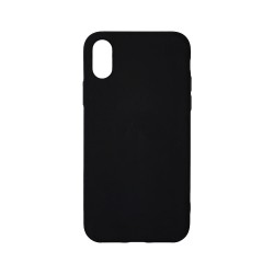 Capa de Silicone para Apple iPhone X/XS Preto Capa de Silicone para Apple iPhone X/XS Preto