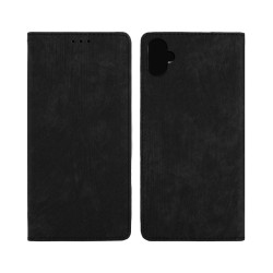 Capa Flip de Couro com Bolso Interno para Samsung Galaxy A05 Preto Capa Flip de Couro com Bolso Interno para Samsung Galaxy A05 Preto