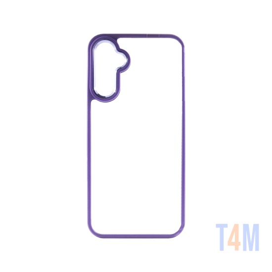 Funda de Silicona Transparente para Samsung Galaxy A14 4g/5g Púrpura