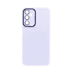 Funda de Silicona Transparente con Marco de Cámara para Samsung Galaxy A05S Blanco