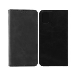 Leather Flip Cover with Internal Pocket for ZTE Blade A51 2021 Black Leather Flip Cover with Internal Pocket for ZTE Blade A51 2021 Black