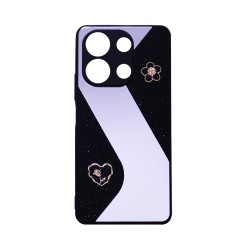 Capa Duro Designer para Xiaomi Redmi Note 13 4G Preto Capa Duro Designer para Xiaomi Redmi Note 13 4G Preto