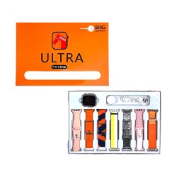 Smartwatch Ultra com 7 Alças 2,01" (Versão de Chamada) Laranja Smartwatch Ultra com 7 Alças 2,01" (Versão de Chamada) Laranja