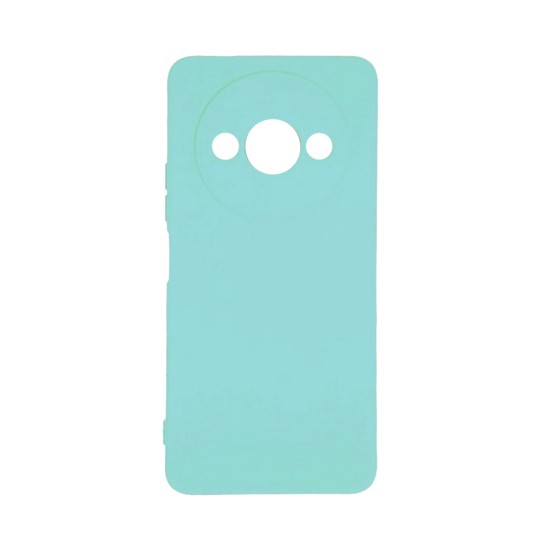 Silicone Case with Camera Shield for Xiaomi Redmi A3 Green Silicone Case with Camera Shield for Xiaomi Redmi A3 Green