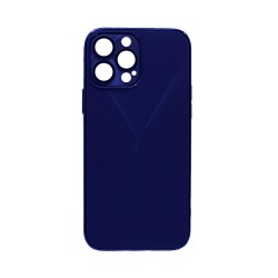 Funda Dura Diseño Con Protección De Cámara para Apple iPhone 13 Pro Max Azul Oscuro Funda Dura Diseño Con Protección De Cámara para Apple iPhone 13 Pro Max Azul Oscuro