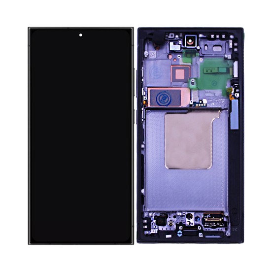 Touch+Display+Frame Samsung Galaxy S24 Ultra 5G/S928 Service Pack Titanium Black Touch+Display+Frame Samsung Galaxy S24 Ultra 5G/S928 Service Pack Titanium Black