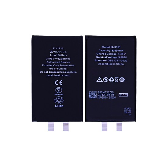 Batería sin Flex Apple iPhone 15 3349mAh