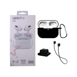 Auscultadores IBRIT Bluetooth Pro (Airbrit X) com caixa de carregamento sem fio Branco Auscultadores IBRIT Bluetooth Pro (Airbrit X) com caixa de carregamento sem fio Branco