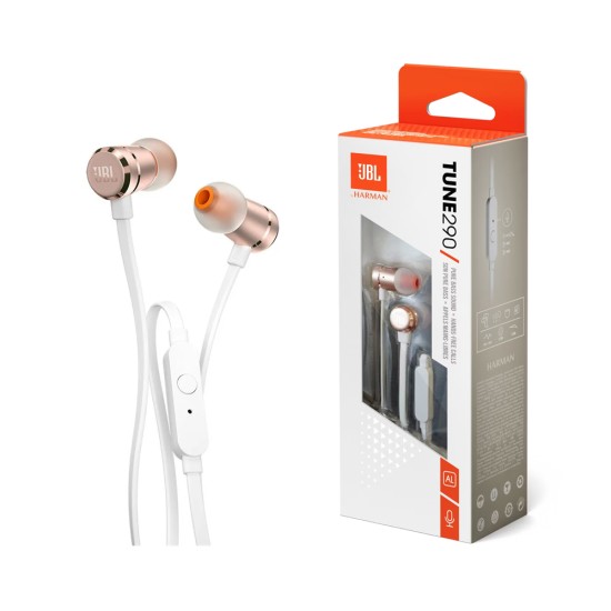 Auscultadores JBL Tune 290 com Microfone 3.5mm 1,2m Dourado Auscultadores JBL Tune 290 com Microfone 3.5mm 1,2m Dourado