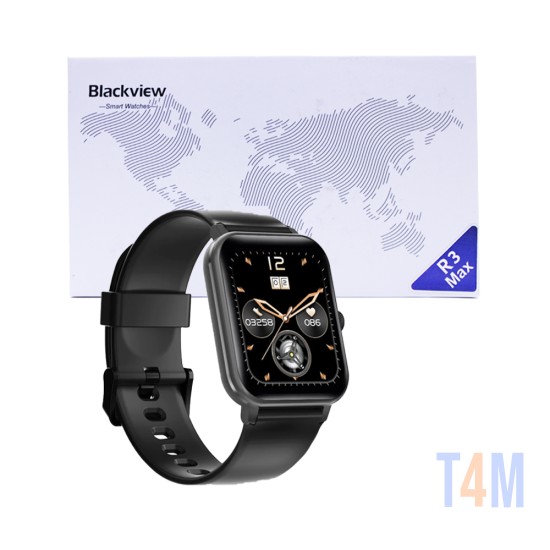 Blackview Smartwatch R3 Max 1,69" à prova d'água Preto