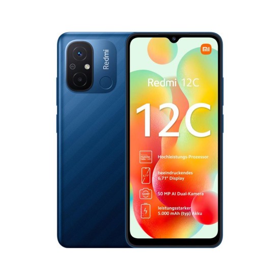 Smartphone Xiaomi Redmi 12C 3GB/32GB 6.71" Dual Sim Ocean Blue Smartphone Xiaomi Redmi 12C 3GB/32GB 6.71" Dual Sim Ocean Blue