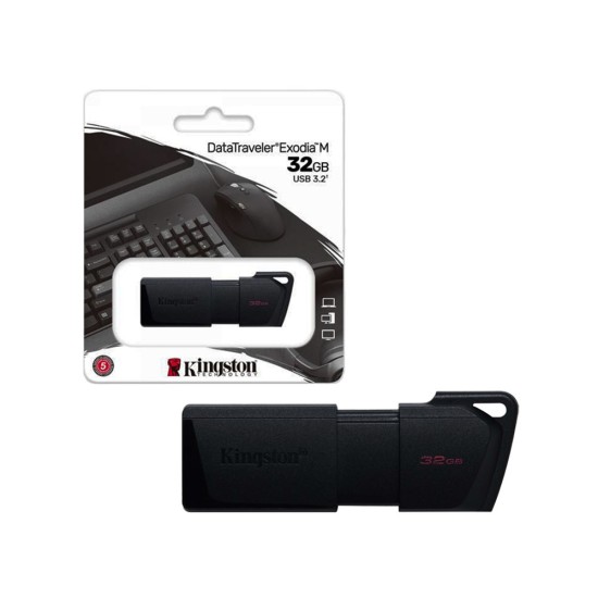 Pen Drive Kingston DTXM 32GB USB 3.2 Preto Pen Drive Kingston DTXM 32GB USB 3.2 Preto