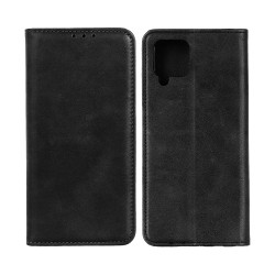 Leather Flip Cover with Internal Pocket for Samsung Galaxy A42 5g Black Leather Flip Cover with Internal Pocket for Samsung Galaxy A42 5g Black