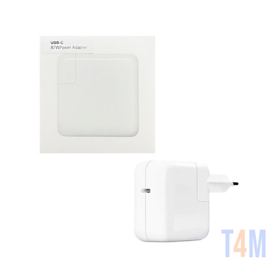 Adaptador A1719 para Apple Macbook USB-C 87W Branco