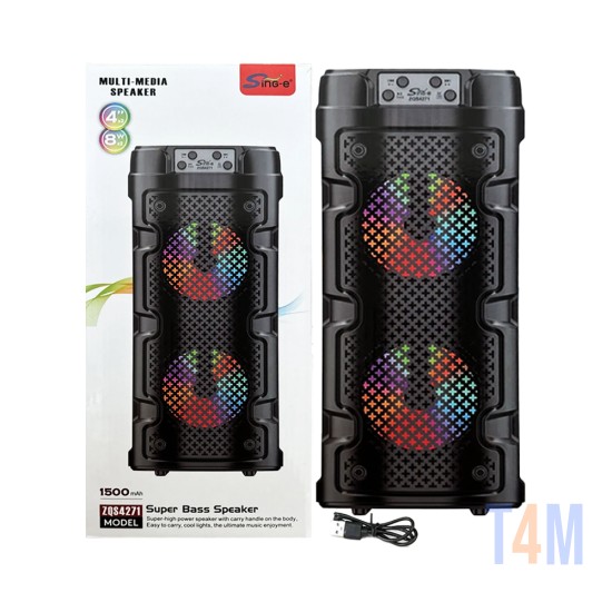 Sing-e Portable Wireless Speaker ZQS4271 Black