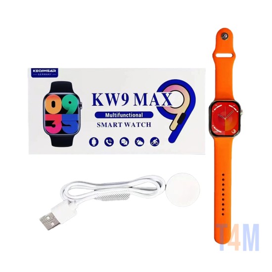 Smartwatch KW9 MAX 49mm 2,02" (Versión de Llamada) Dorado
