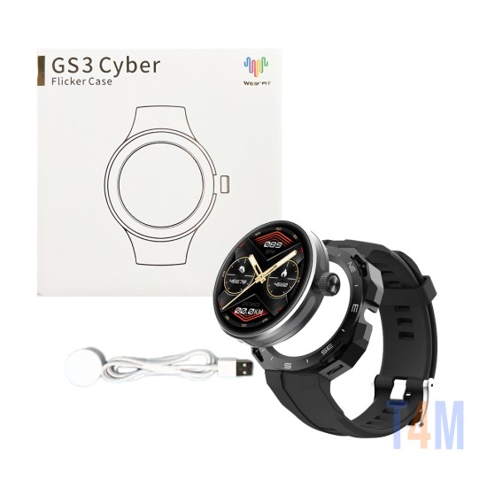 Smartwatch Wear Fit Pro GS3 Cyber 1.35" (Call Version) NFC Black