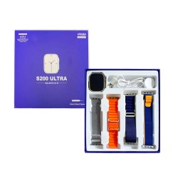 Smartwatch S200 Ultra com 4 Alças 49mm (Versão para Chamada) NFC Azul Smartwatch S200 Ultra com 4 Alças 49mm (Versão para Chamada) NFC Azul