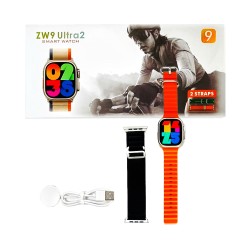 Smartwatch ZW9 Ultra 2 com 2 Alças 2,02" 49mm(Versão para Chamada) Dourado Smartwatch ZW9 Ultra 2 com 2 Alças 2,02" 49mm(Versão para Chamada) Dourado