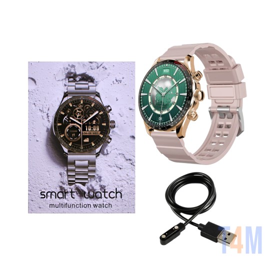Smartwatch Y99 1,43" 44mm (Versão de Chamada) Rosa