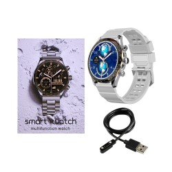 Smartwatch Y99 1,43" 44mm (Versão de Chamada) Dourado e Prata Smartwatch Y99 1,43" 44mm (Versão de Chamada) Dourado e Prata