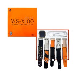 Smartwatch WS-X100 Plus com 10 Alças 1,96" (Versão de Chamada) Dourado Smartwatch WS-X100 Plus com 10 Alças 1,96" (Versão de Chamada) Dourado