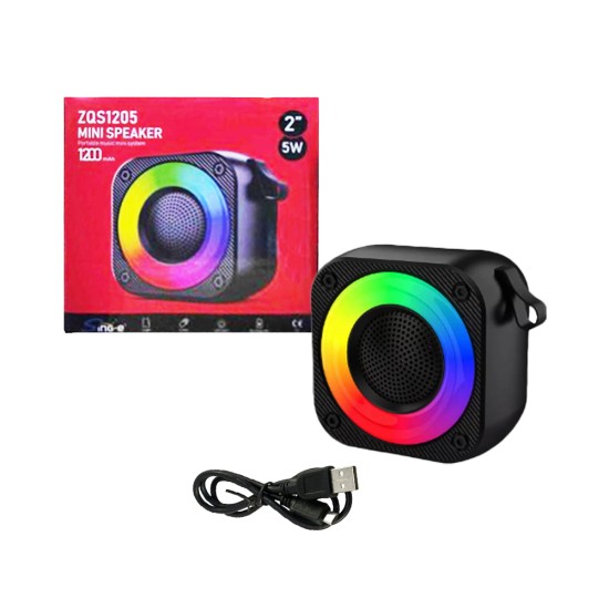 Sing-e Mini Portable Wireless Speaker ZQS1205 Black
