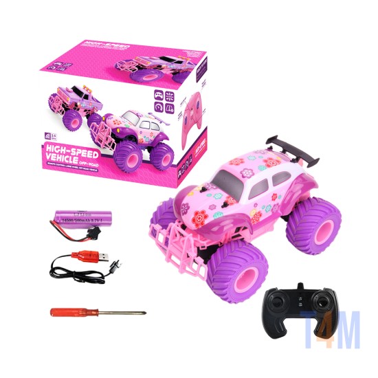 JJRC Off-Road climbing Stunt Car Q157-C with Remote Control Pink