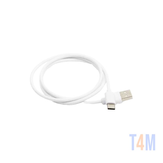 Cable Universal USB a Tipo C 1,2m Blanco
