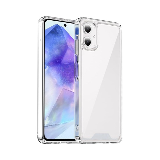 Capa de Silicone Dura para Samsung Galaxy A06 Transparente Capa de Silicone Dura para Samsung Galaxy A06 Transparente