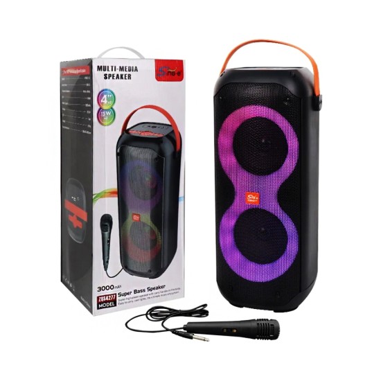 Coluna Sem Fio Portátil Sing-E ZQS4277 Preto