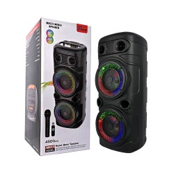 Coluna Sem Fio Portátil Sing-e ZQS8227S com microfone Preto Coluna Sem Fio Portátil Sing-e ZQS8227S com microfone Preto