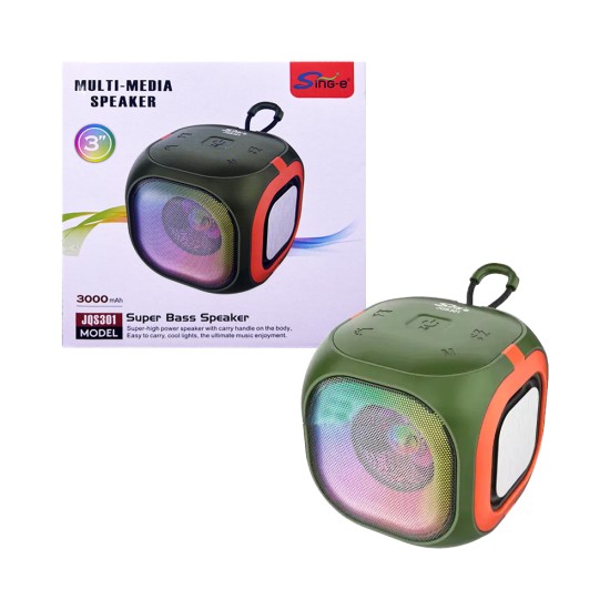 Sing-E Portable Wireless Speaker JQS301 Green