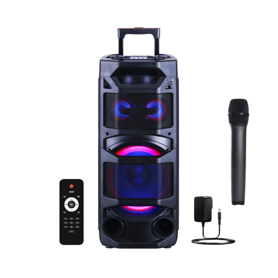 HANSUO Portable Wireless Speaker HS-TS10V6 with Mic Black