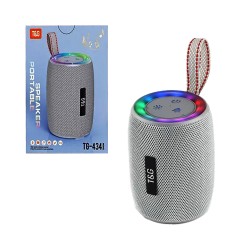 Coluna Sem Fio Portátil T&G TG-434 Cinza Coluna Sem Fio Portátil T&G TG-434 Cinza