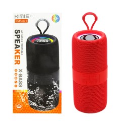 Coluna Sem Fio Portátil Kimiso KMS-671 Vermelho Coluna Sem Fio Portátil Kimiso KMS-671 Vermelho