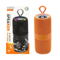 Coluna Sem Fio Portátil Kimiso KMS-671 Laranja Coluna Sem Fio Portátil Kimiso KMS-671 Laranja