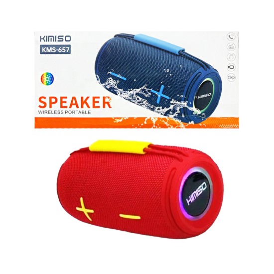 Kimiso Portable Wireless Speaker KMS-657 Red