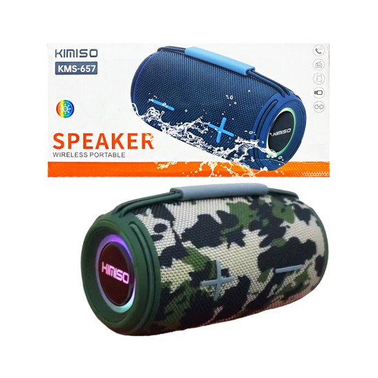 Kimiso Portable Wireless Speaker KMS-657 Miltary