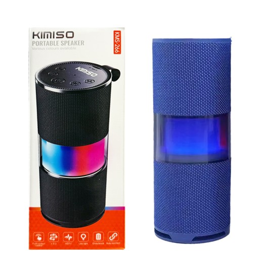 Kimiso Portable Wireless Speaker KMS-266 Blue