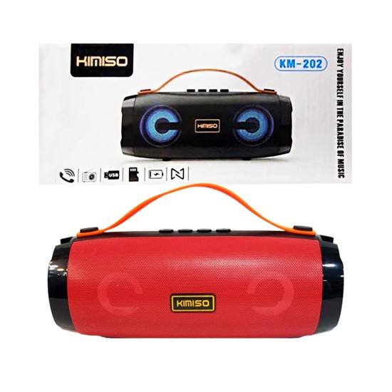 Kimiso Portable Wireless Speaker KMS-202 Red