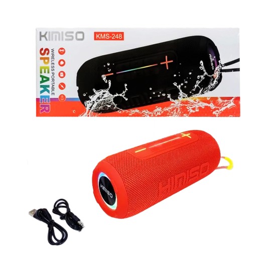 Kimiso Portable Wireless Speaker KMS-248 Red