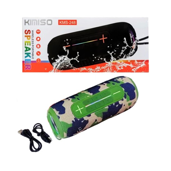 Kimiso Portable Wireless Speaker KMS-248 Military