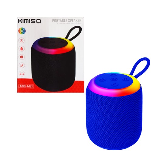 Kimiso Portable Wireless Speaker KMS-M21 Blue