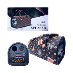 Coluna Sem Fio Portátil Ailiang K88 Design de estrela Marrom Coluna Sem Fio Portátil Ailiang K88 Design de estrela Marrom