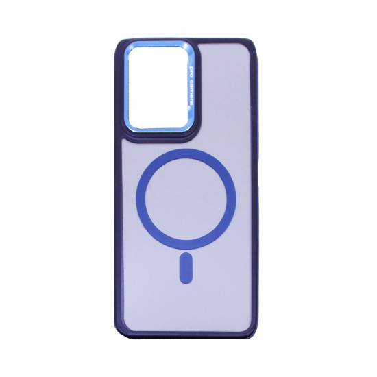 Capa Duro Designer Magnética para Oppo Reno13 F Azul