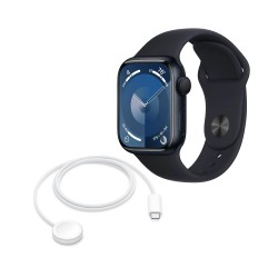 Apple Watch Series 9 GPS 1,9" 45mm Meia Noite Apple Watch Series 9 GPS 1,9" 45mm Meia Noite