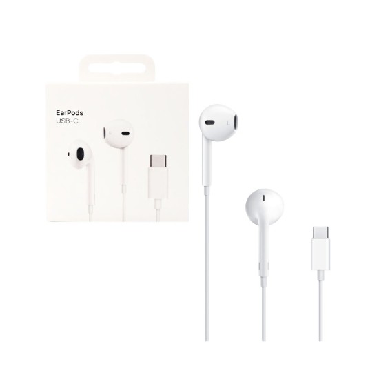 Earphones MTJY3FE/A Type-C for Apple iPhone 15 Series 1.2m White Earphones MTJY3FE/A Type-C for Apple iPhone 15 Series 1.2m White